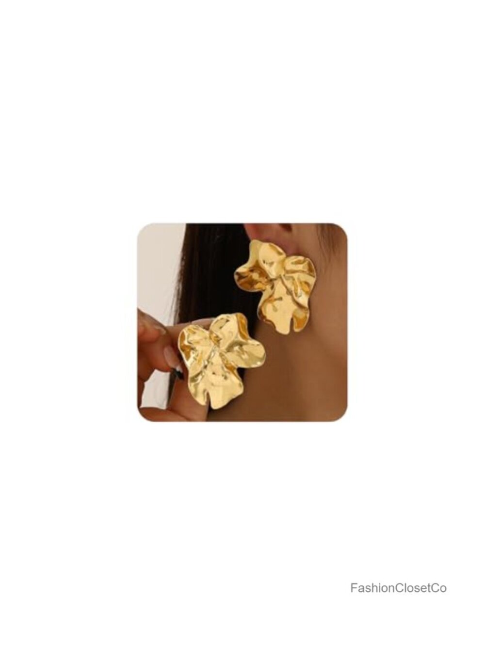 Chunky Geometric Statement Dangle Earrings for Women, Prom Cocktail Jewelry